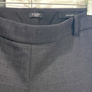 J.crew Minnie trousers size 2 grey stretch